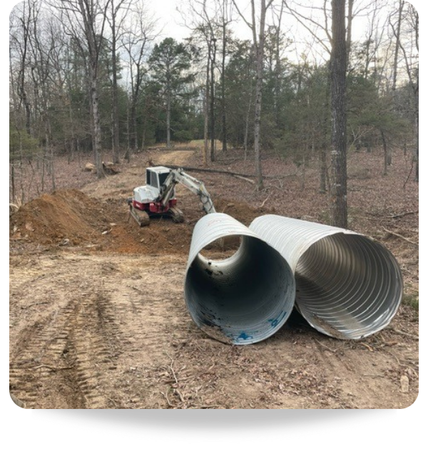 Driveways & Culverts 2 culvert installation